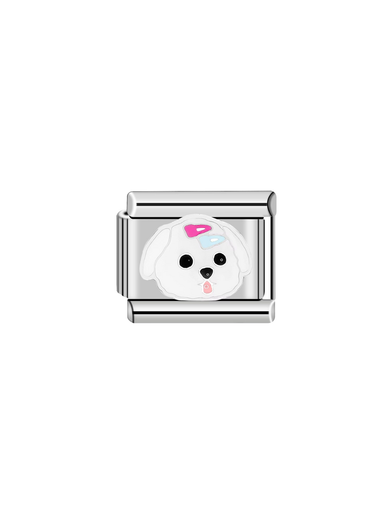 Charm Perrito Blanco