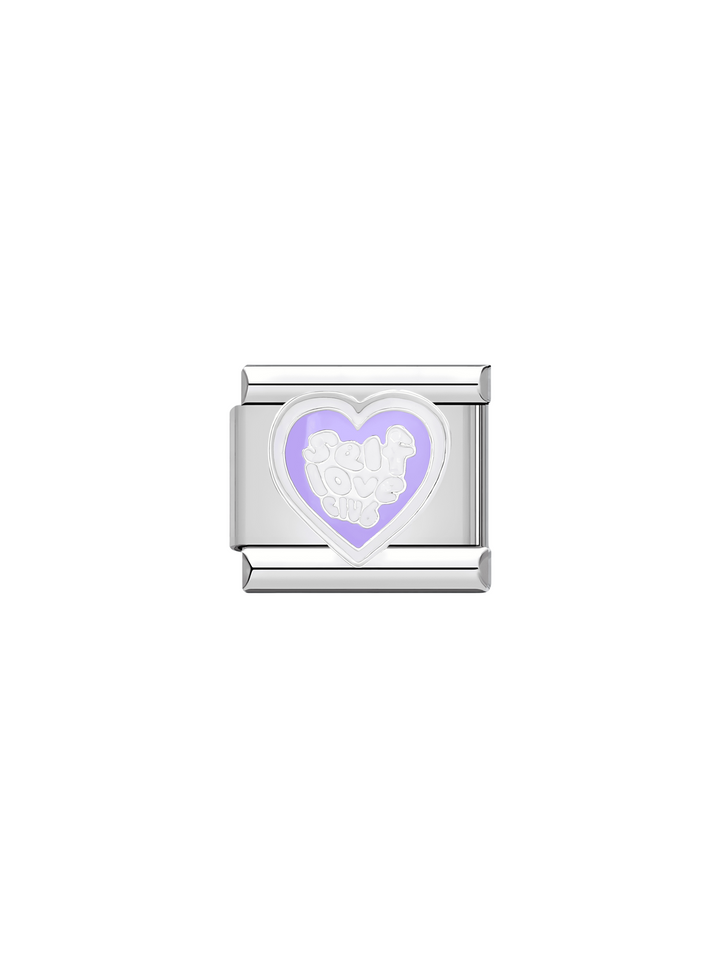 Charm Corazon Morado Self Love Club