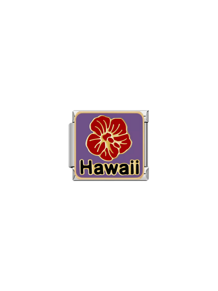 Charm Hawaii Flor Roja