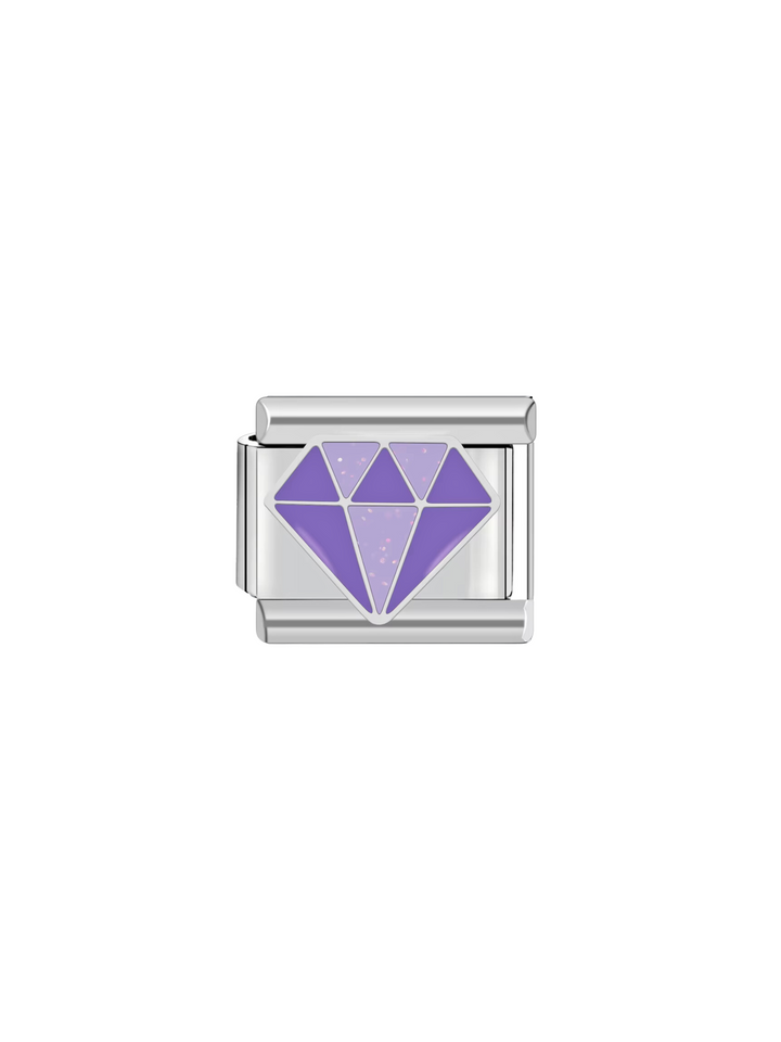 Charm Diamante Morado
