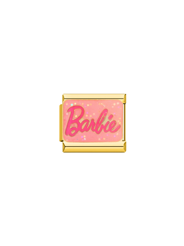 Charm Barbie Dorado