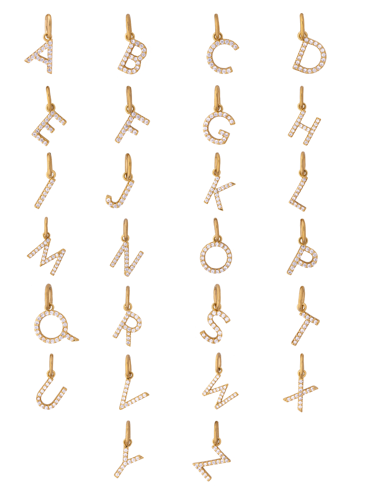 Collar Inicial Con Zirconias