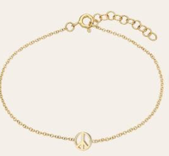 Pulsera Dije Peace And Love