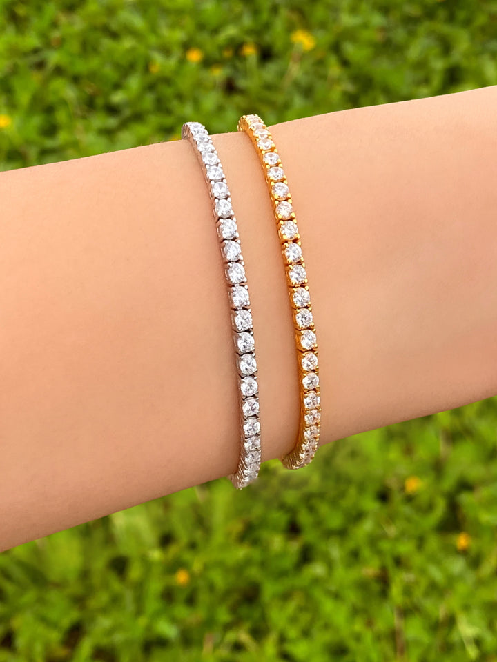 Tennis Bracelet Zirconias 3 mm Ajustable
