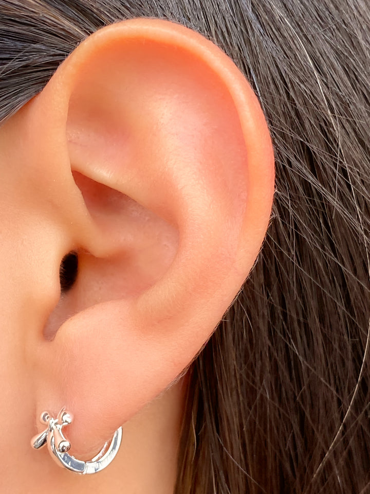 Par Arracada Con Moñito