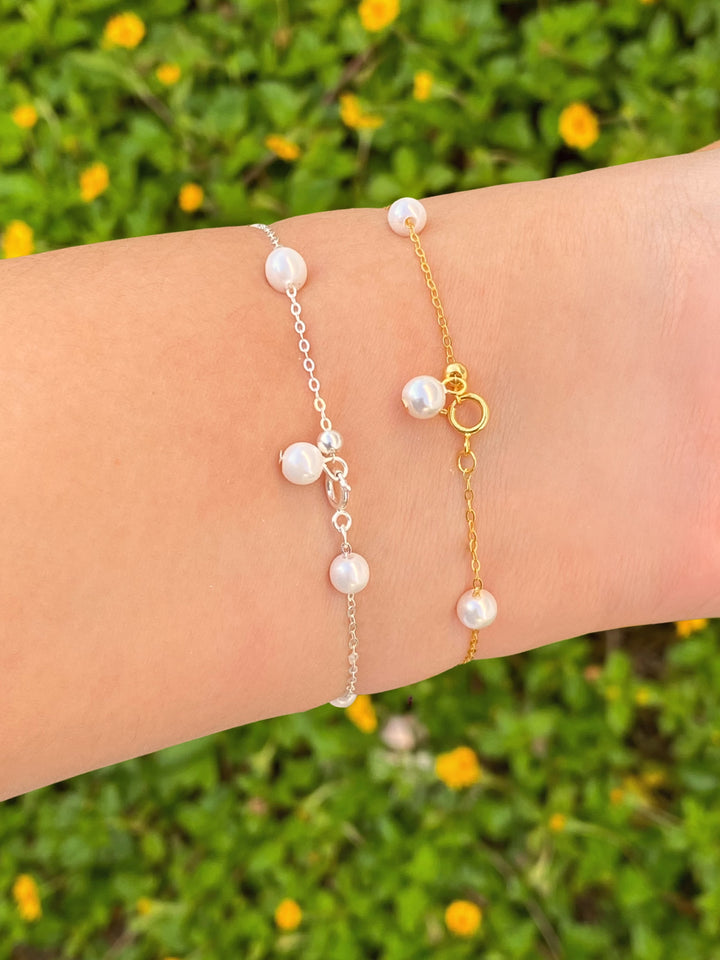 Pulsera Con Perlitas