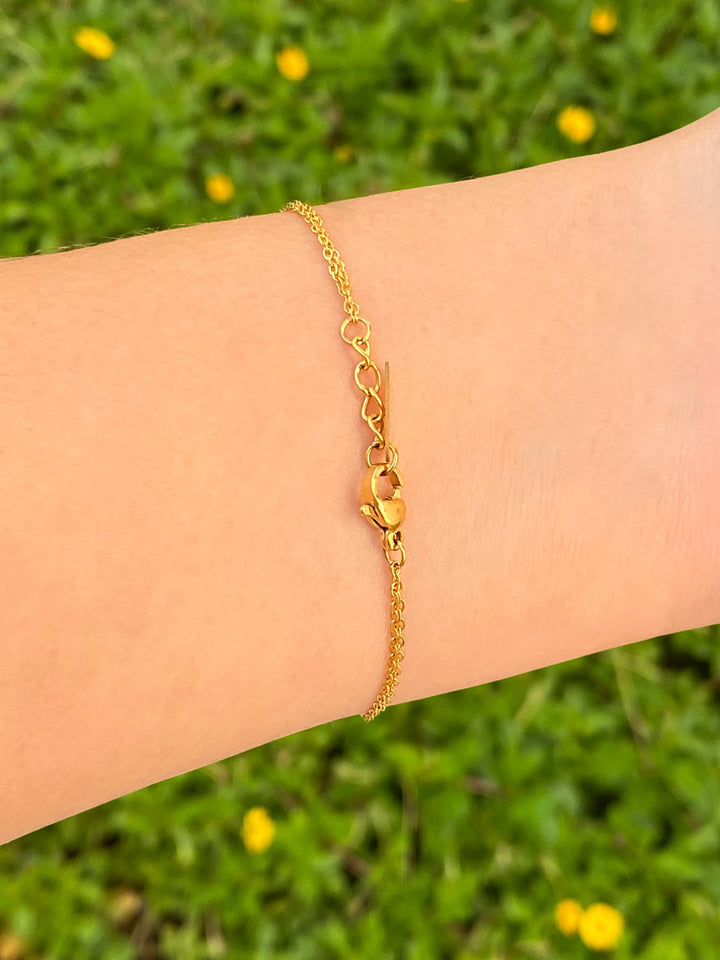 Pulsera Doble Con Triple Estrella