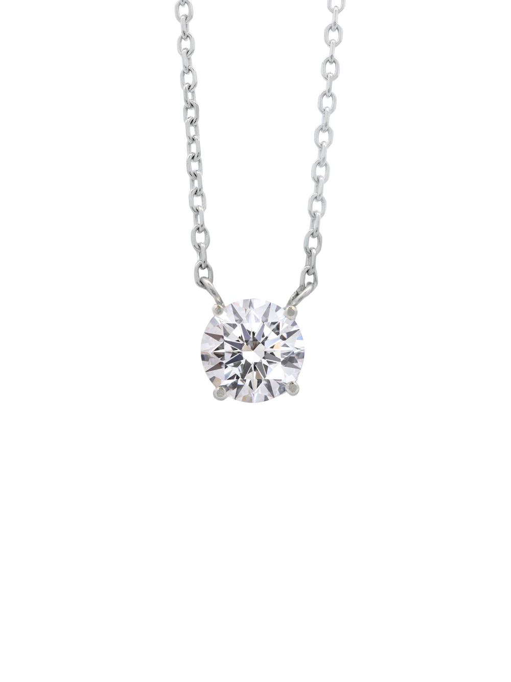 Collar Solitario 1 Ct Diamante Lab Grown