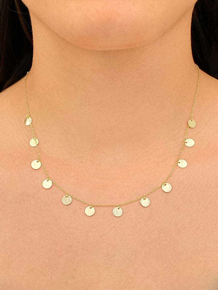 Collar Circulos Lisos