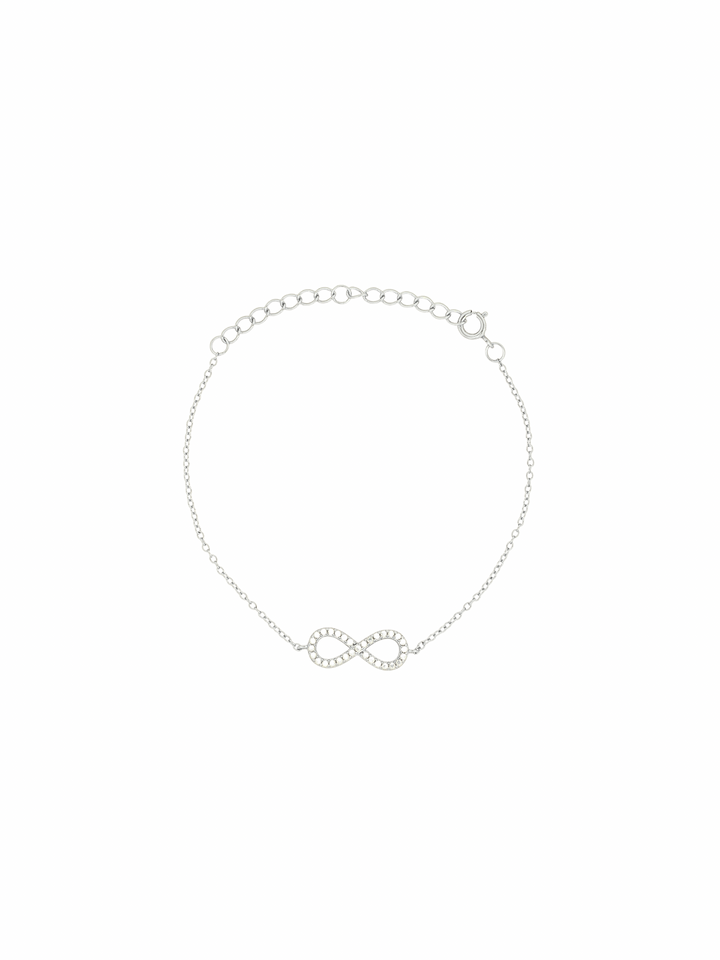 Pulsera Infinito Con Zirconias