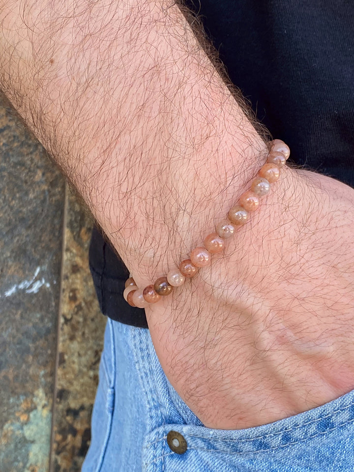 Pulsera Pieda Morganita 6 mm