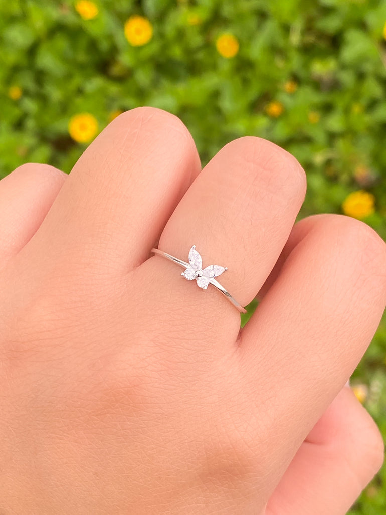 Anillo Mariposa Semi Ajustable