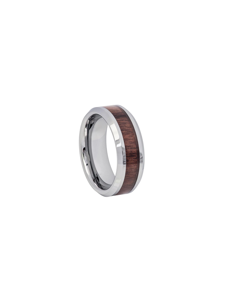 Anillo Madera de Caoba