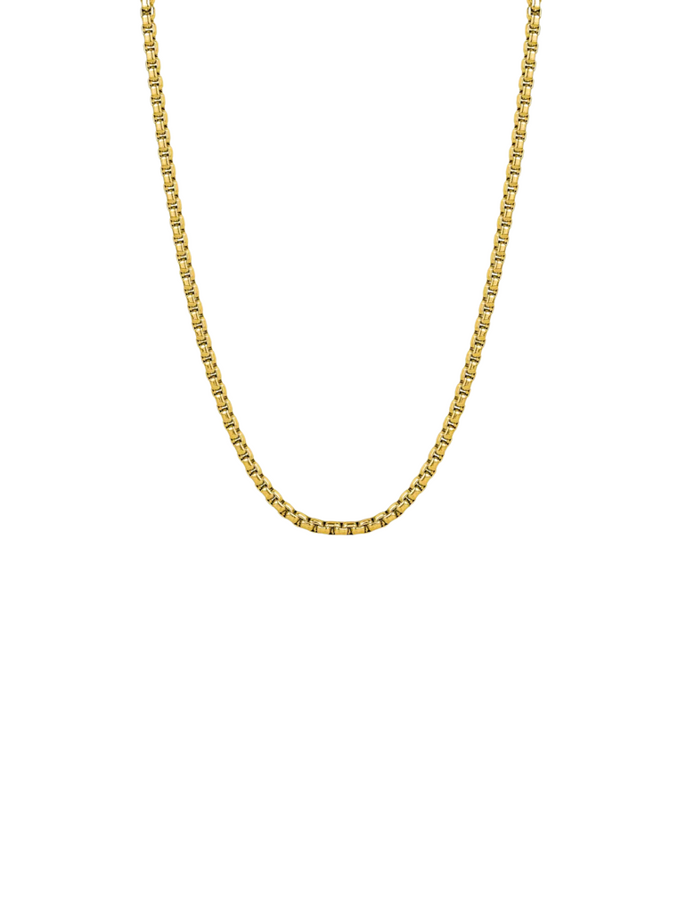 Cadena Eslabon Tejido Cuadrado 2 mm