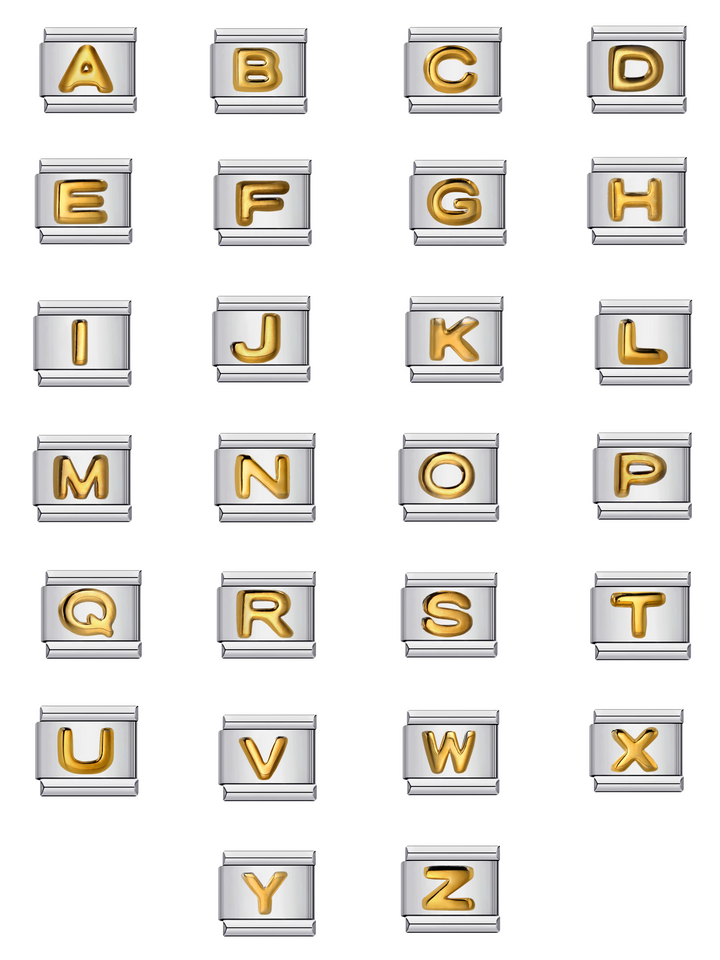 Charm Inicial Dorada