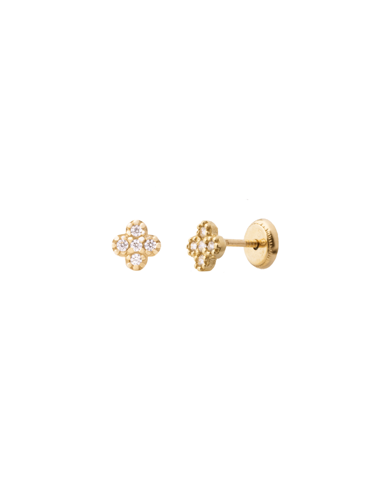 Broquel Zirconias Oro 14k