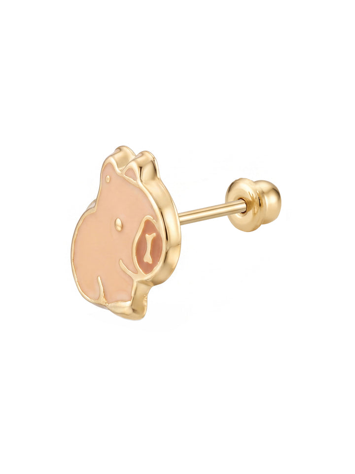 Broquel Capibara Oro 10k