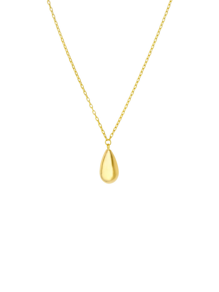 Collar Con Gota Oro 14k