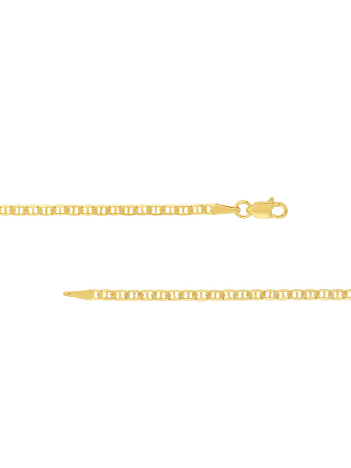 Collar Cadena Tipo Ancla 2.3 mm Oro 14k