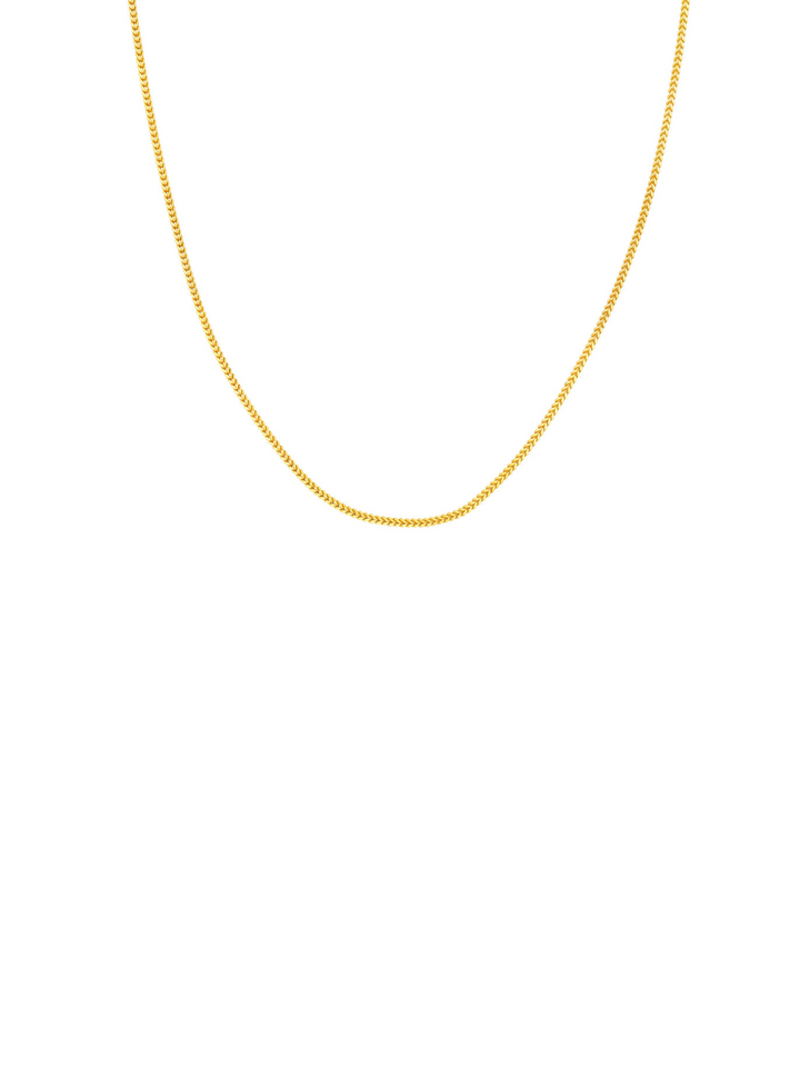 Collar Cadena Tejida 1.5 mm Oro 14k