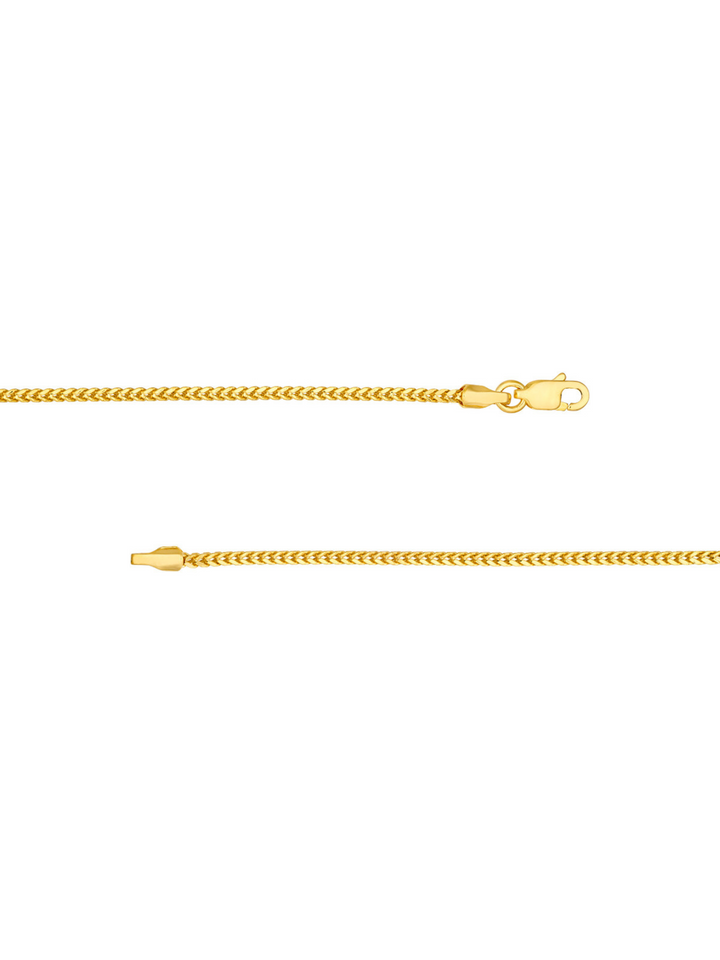 Collar Cadena Tejida 1.5 mm Oro 14k