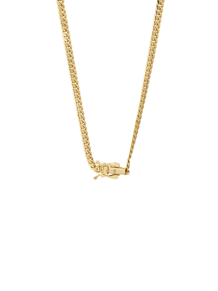 Cadena Cubana 3 mm Oro 14k