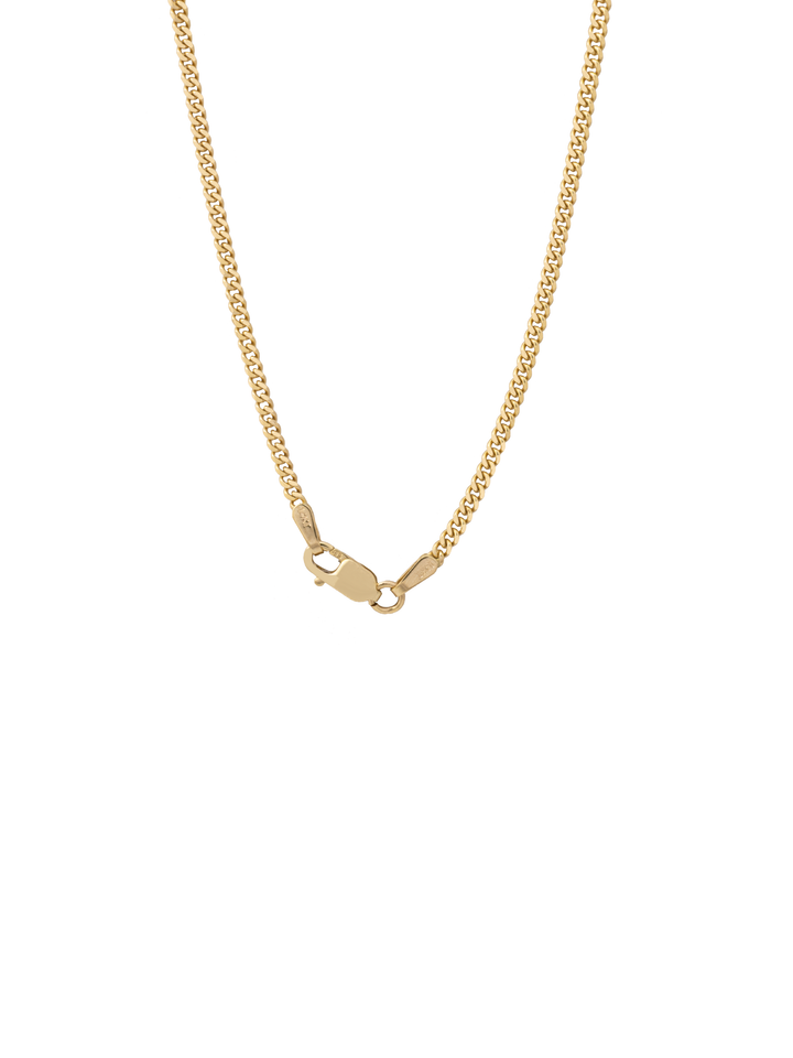 Cadena Delgada Eslabón 1.7 mm Oro 14k