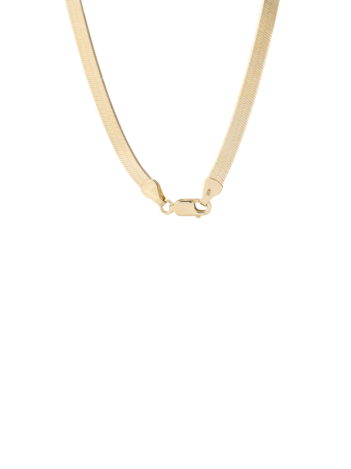 Cadena Planchada 4mm Oro 14k