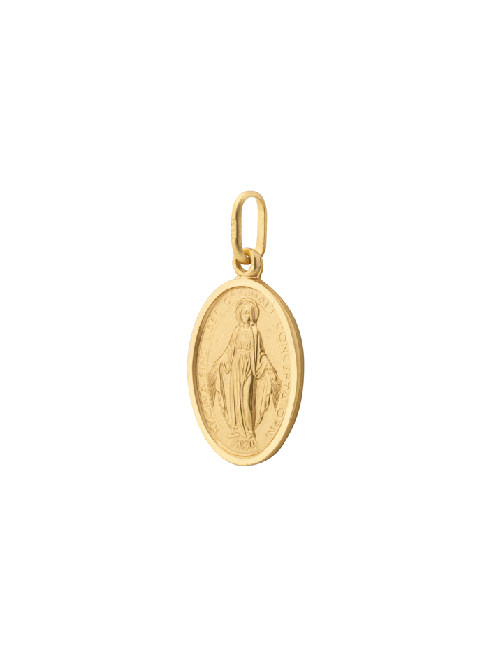 Dije Virgen Milagrosa 19 mm Oro 14k