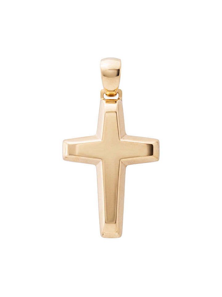 Dije Cruz Redonda 26 mm Oro 14k