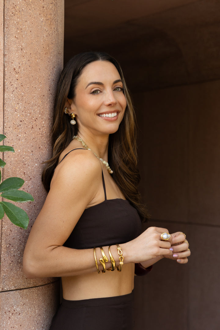 Brazalete Doble Gota Cruzado