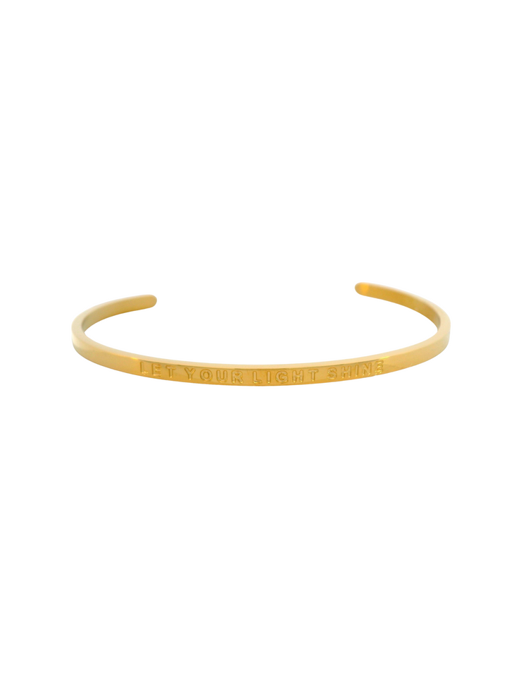 Brazalete Let Your Light Shine