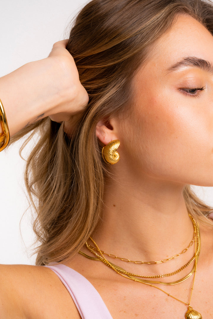 Par Arete Caracol Chunky