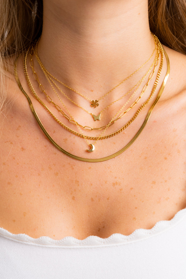 Collar Con Luna Lisa