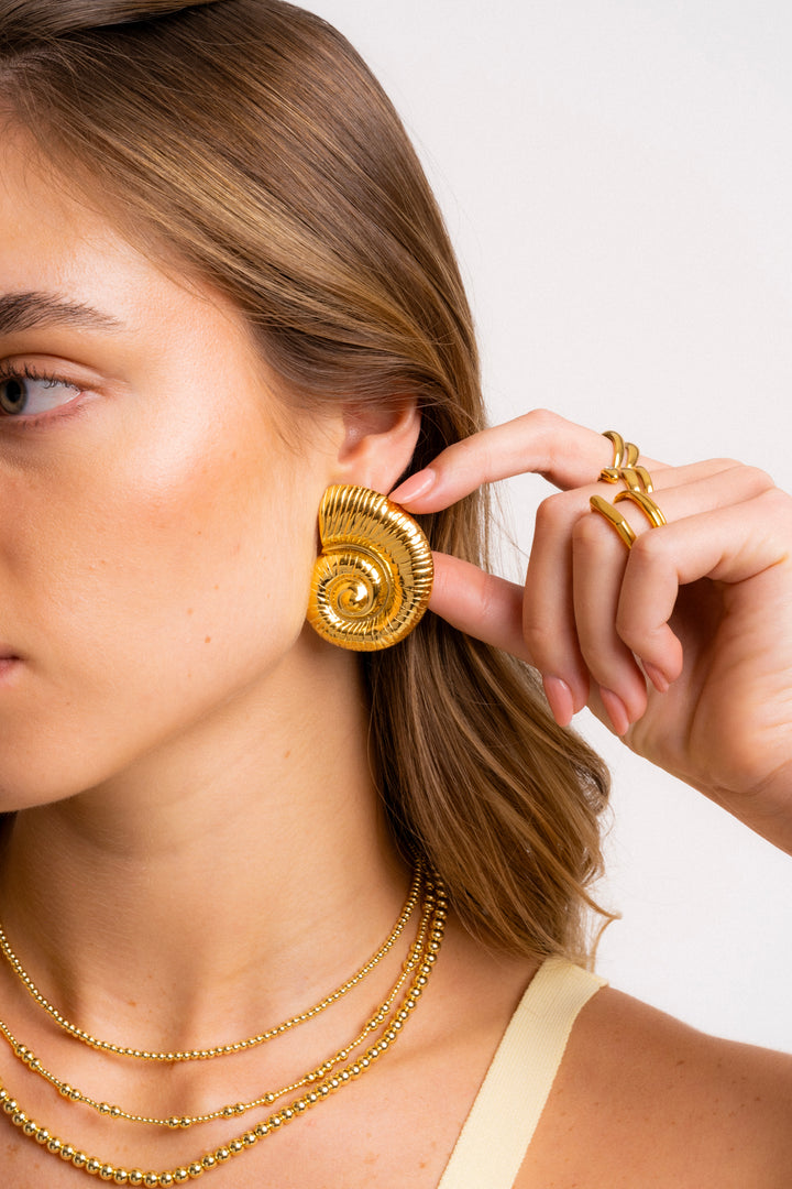 Par Arete Caracol Chunky