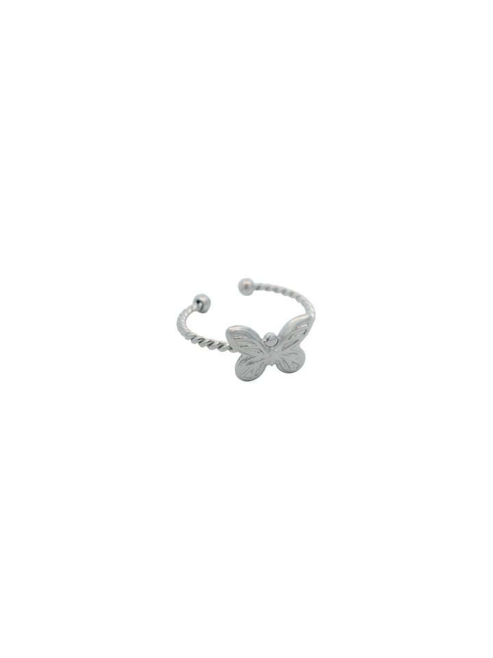 Anillo Mariposa Trenzado Ajustable