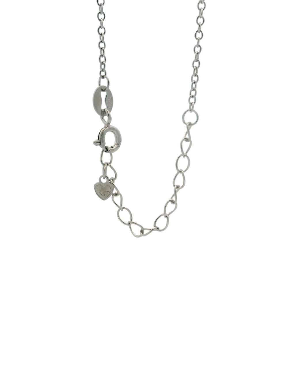 Collar Plateado Con Inicial