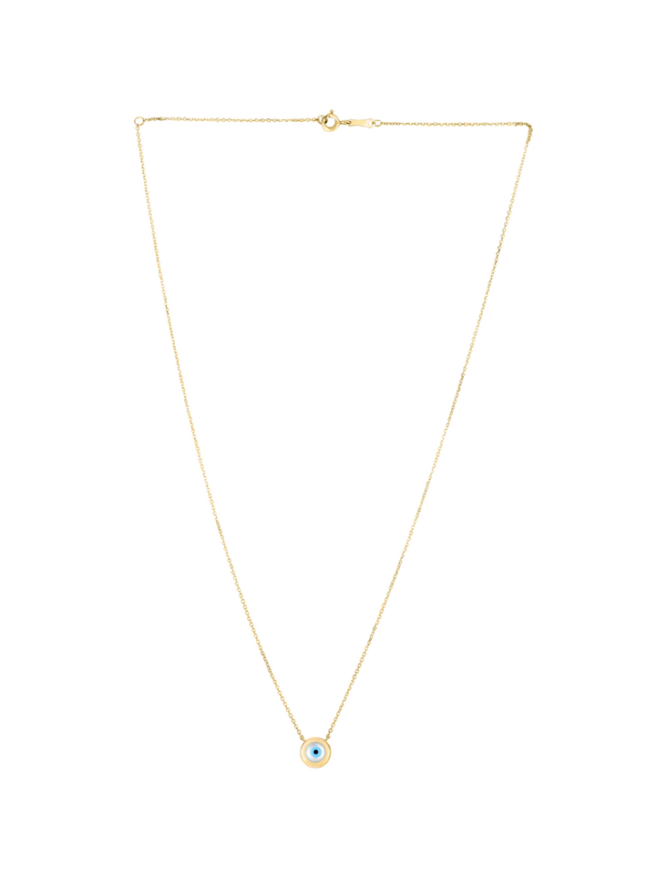 Collar Con Ojo Oro 14k