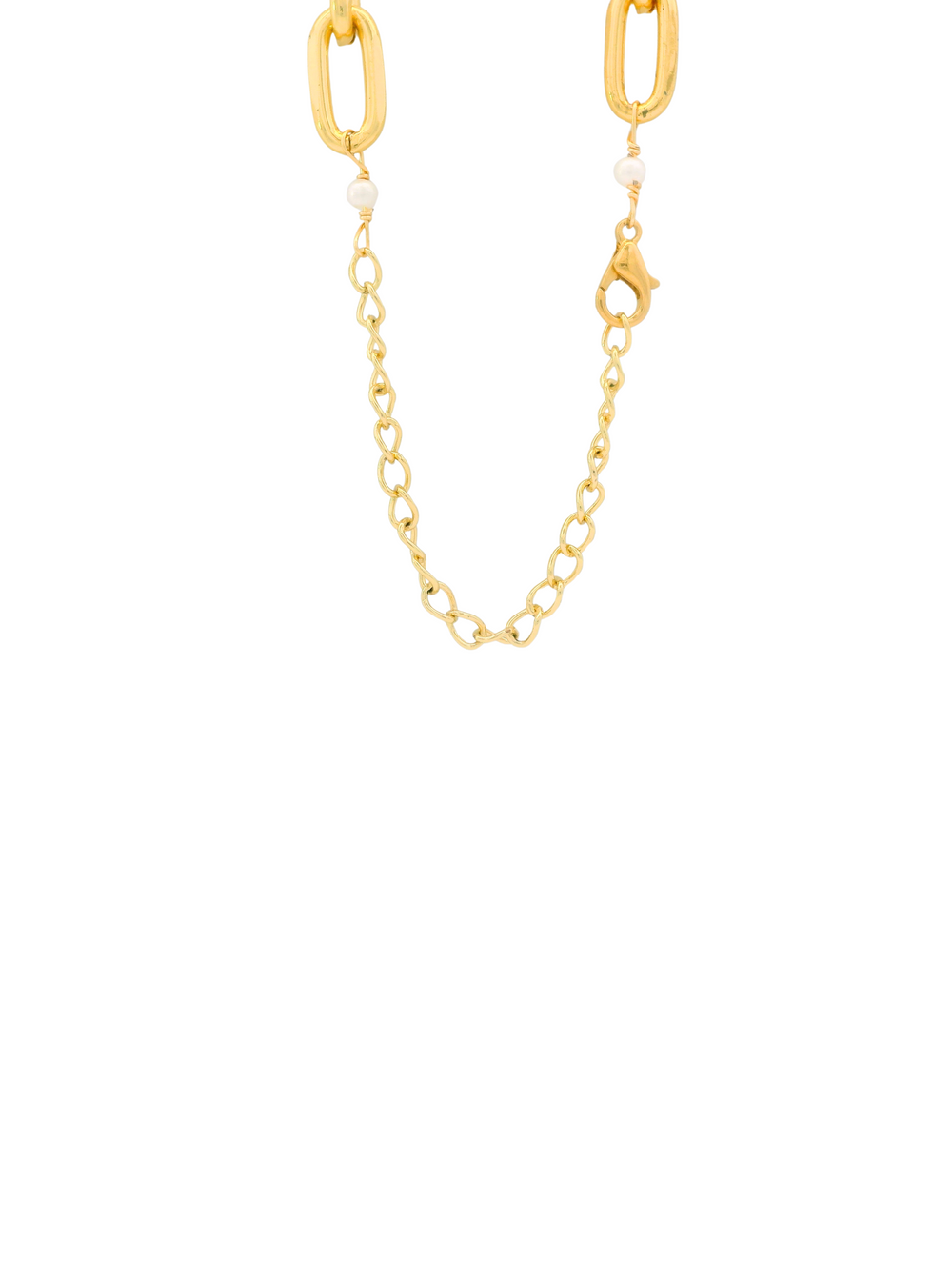 Collar Eslabon y Timon Con Inicial