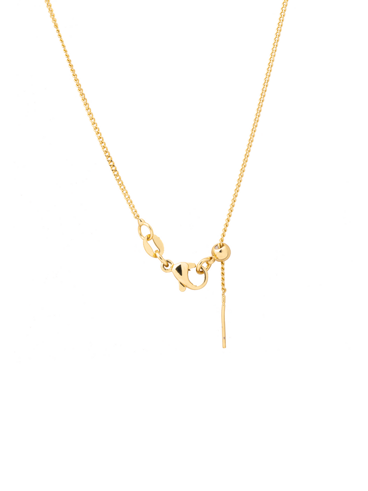 Collar Birthstone Gota Dorado