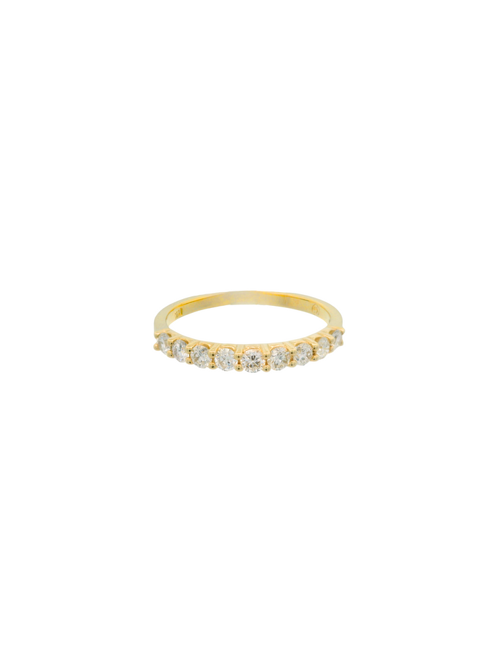 Anillo Churumbela Corte Round 0.47 Ct Diamante Natural