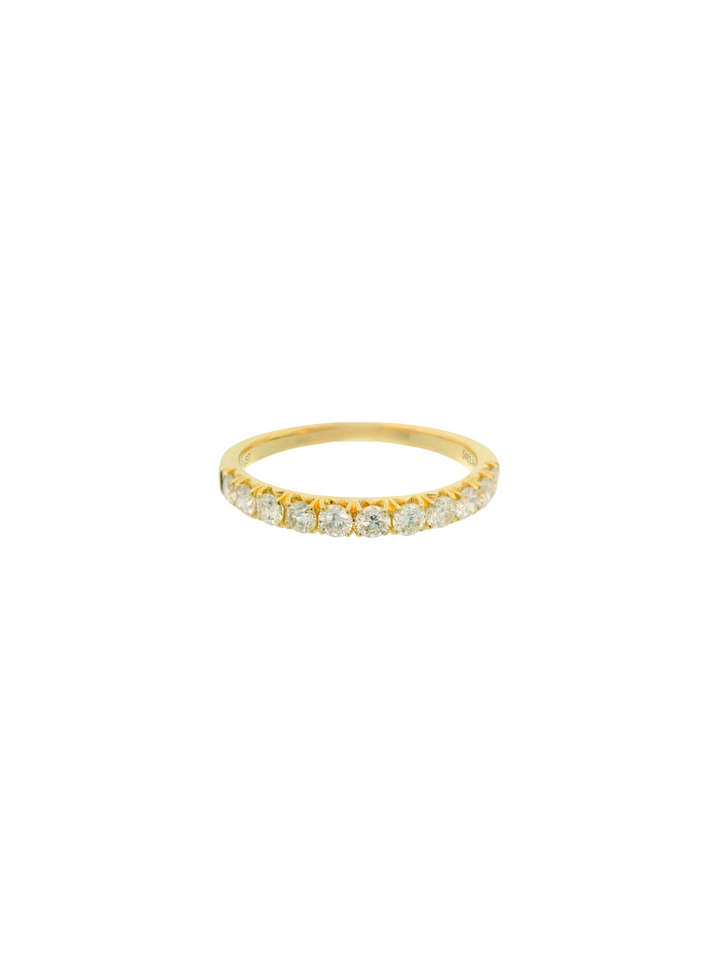 Anillo Churumbela Corte Round 0.49 Ct Diamante Natural