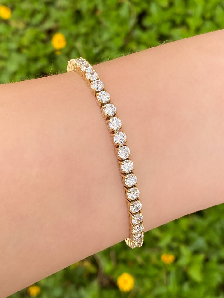 Pulsera Zirconias 4mm