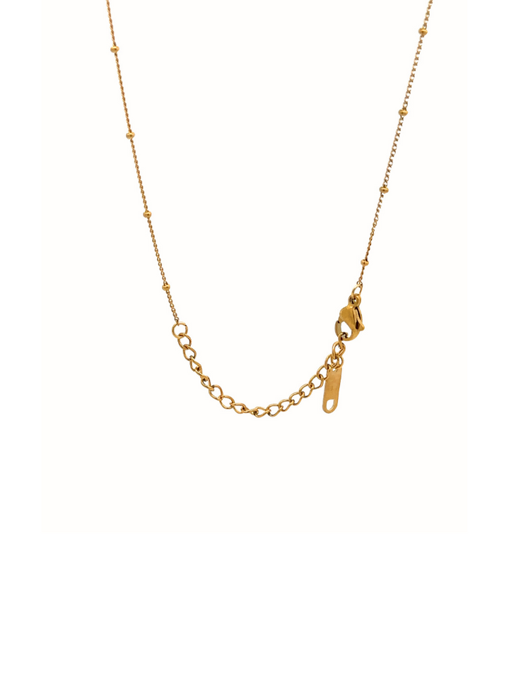 Collar Dorado Mini Bolitas