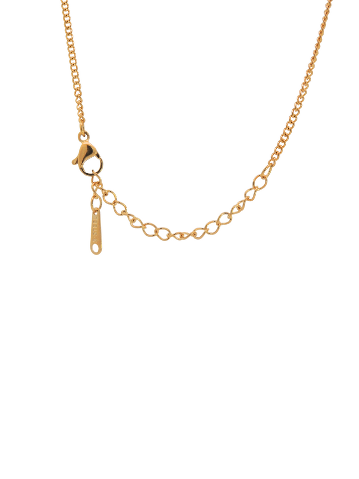 Collar Corbatin Con Mini Perla