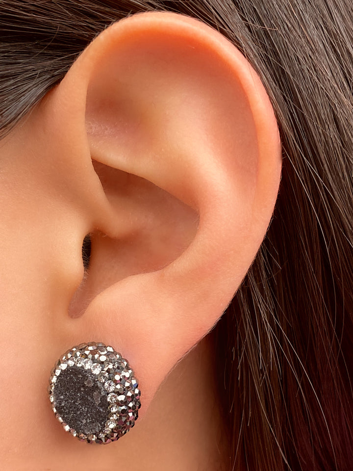 Par Mini Calcita Negra