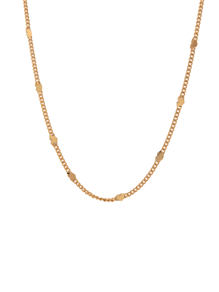 Collar Con Corazones Planchados