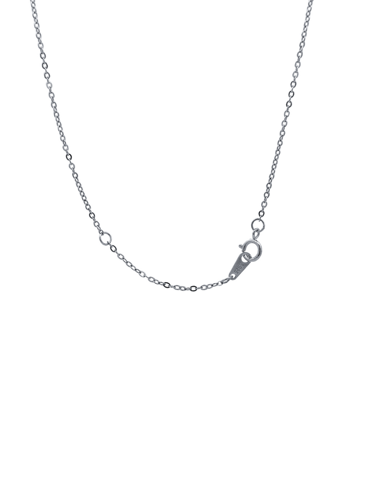 Collar Doble Eslabon Con Zirconias
