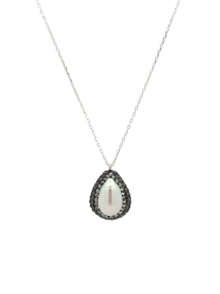 Collar Con Gota Perla Barroca