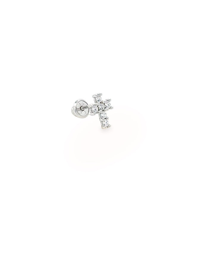 Broquel Oro Blanco 14k